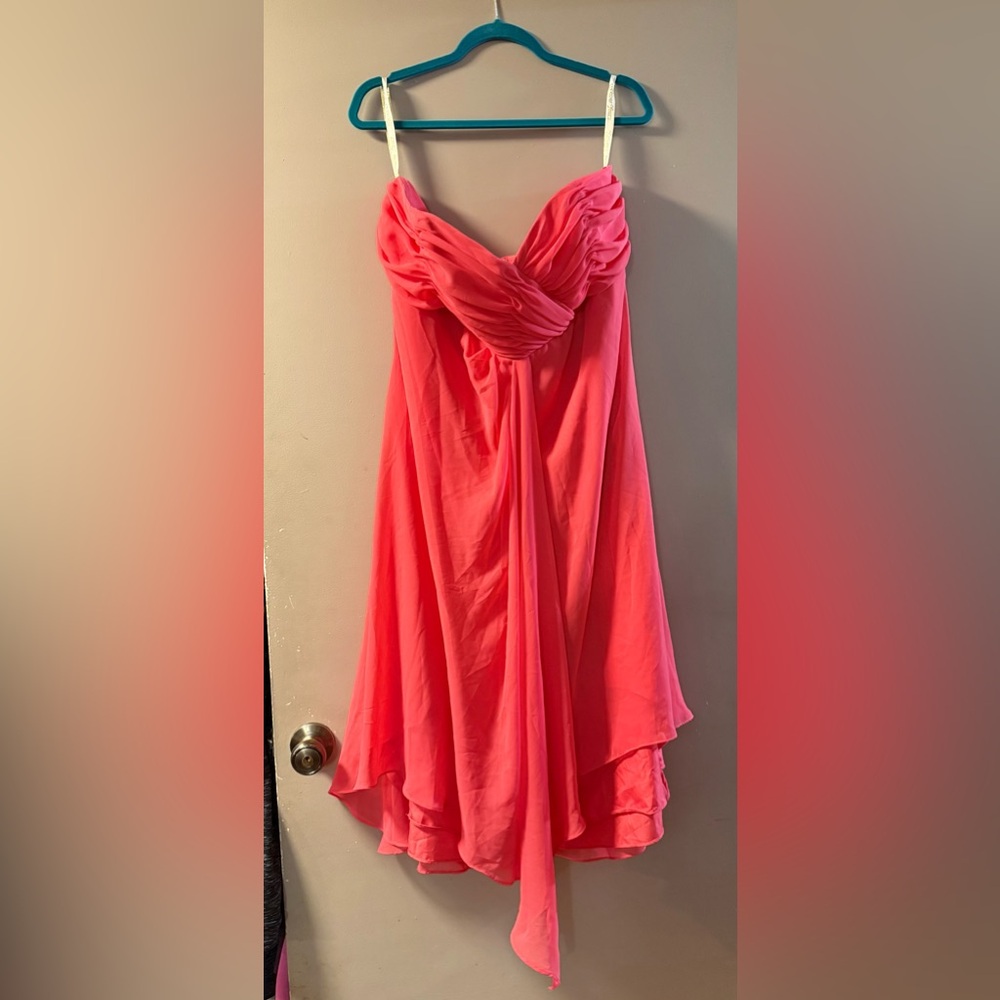 Strapless Pink Dress